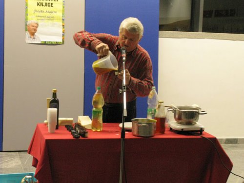 Nazorni prikaz kako pripravimo določeno učinkovino